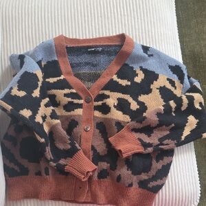 New Cardigan Leopard Print